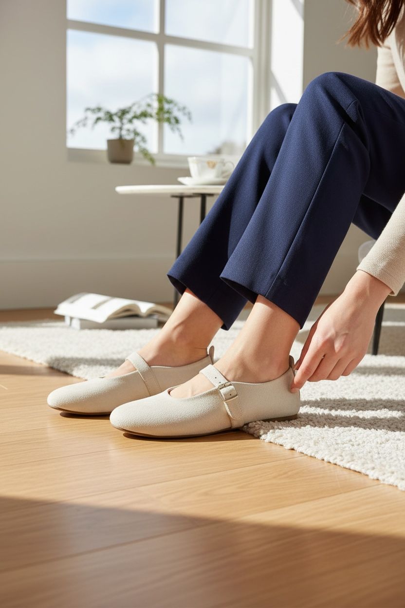 NEW ,  WOMEN FLAT SHOES W372