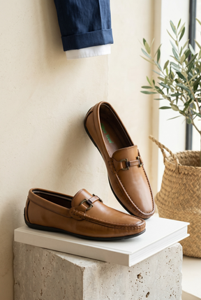 NEW ,  MADE IN TURKEY GENUINE LEATHER MEN SHOES M137