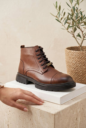 NEW ,  MADE IN TURKEY GENUINE LEATHER MEN BOOTS  M313