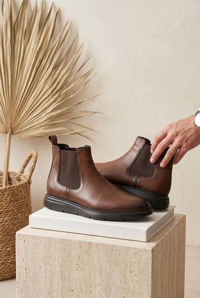 NEW ,  MADE IN TURKEY GENUINE LEATHER MEN BOOTS  M225