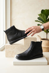 NEW ,  MADE IN TURKEY GENUINE LEATHER MEN BOOTS  M23