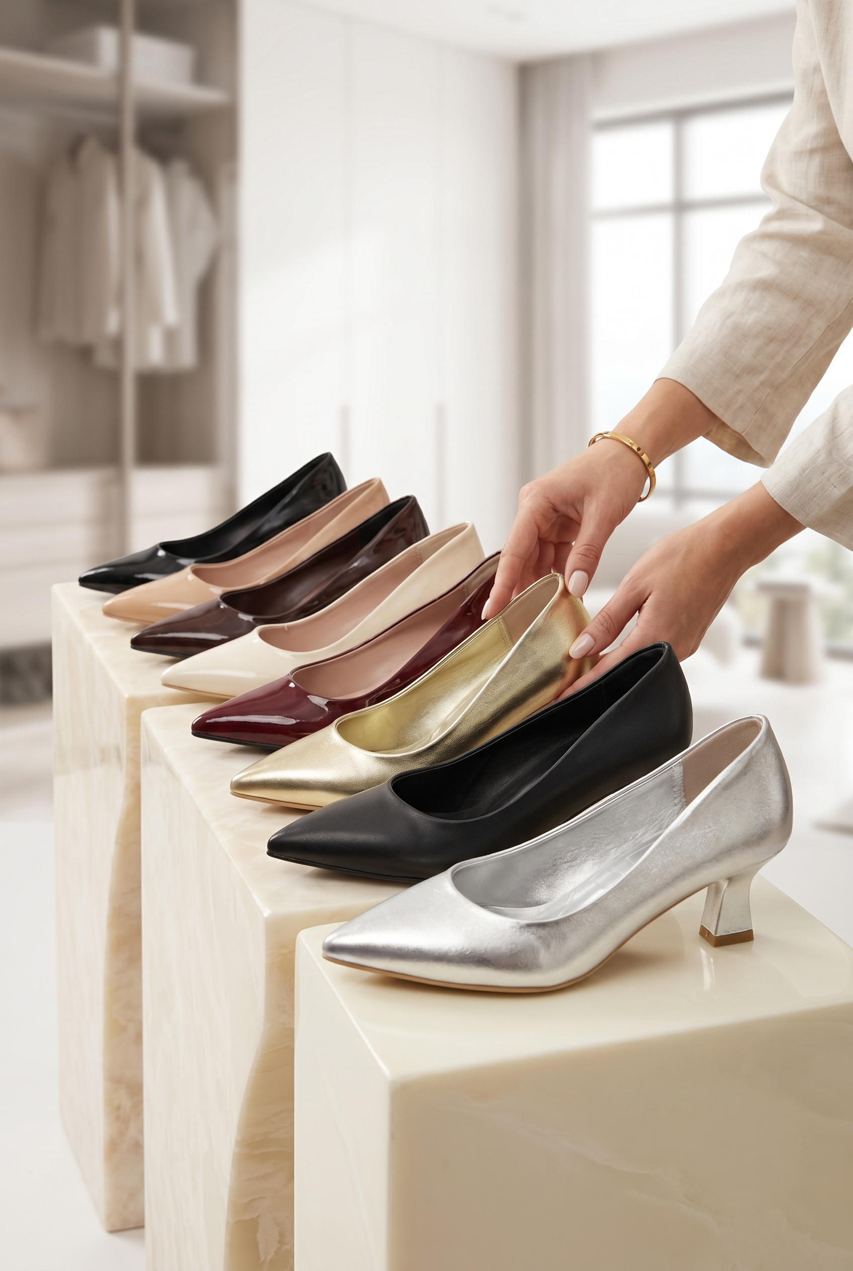 WOMEN SHOES HEELS W915