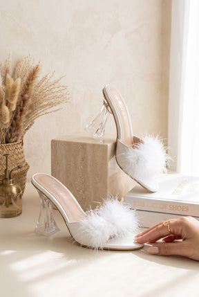 NEW ,  WOMEN SLIPPERS HEELS W385