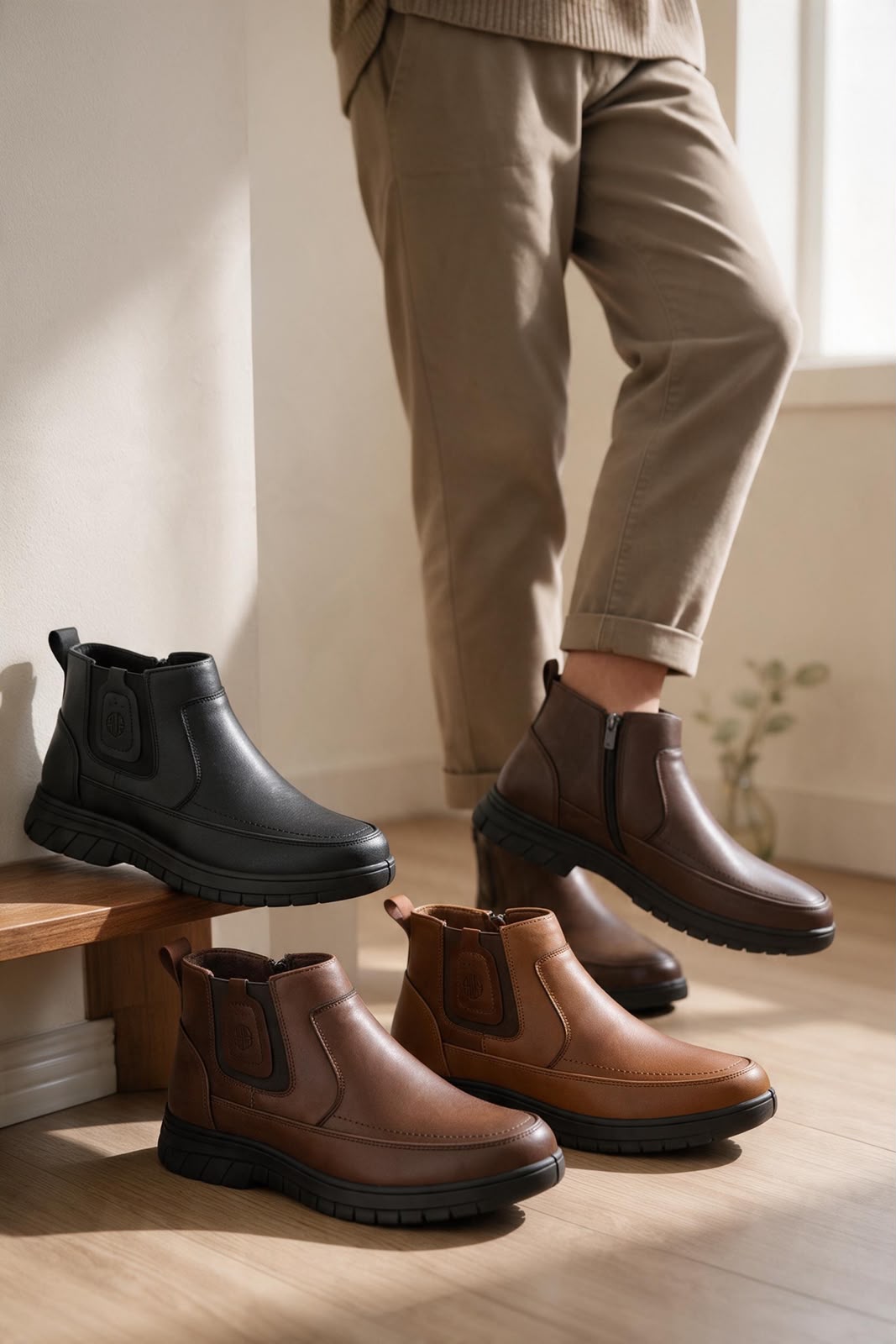 NEW ,  MEN BOOTS  M665 , MADE IN CHINA