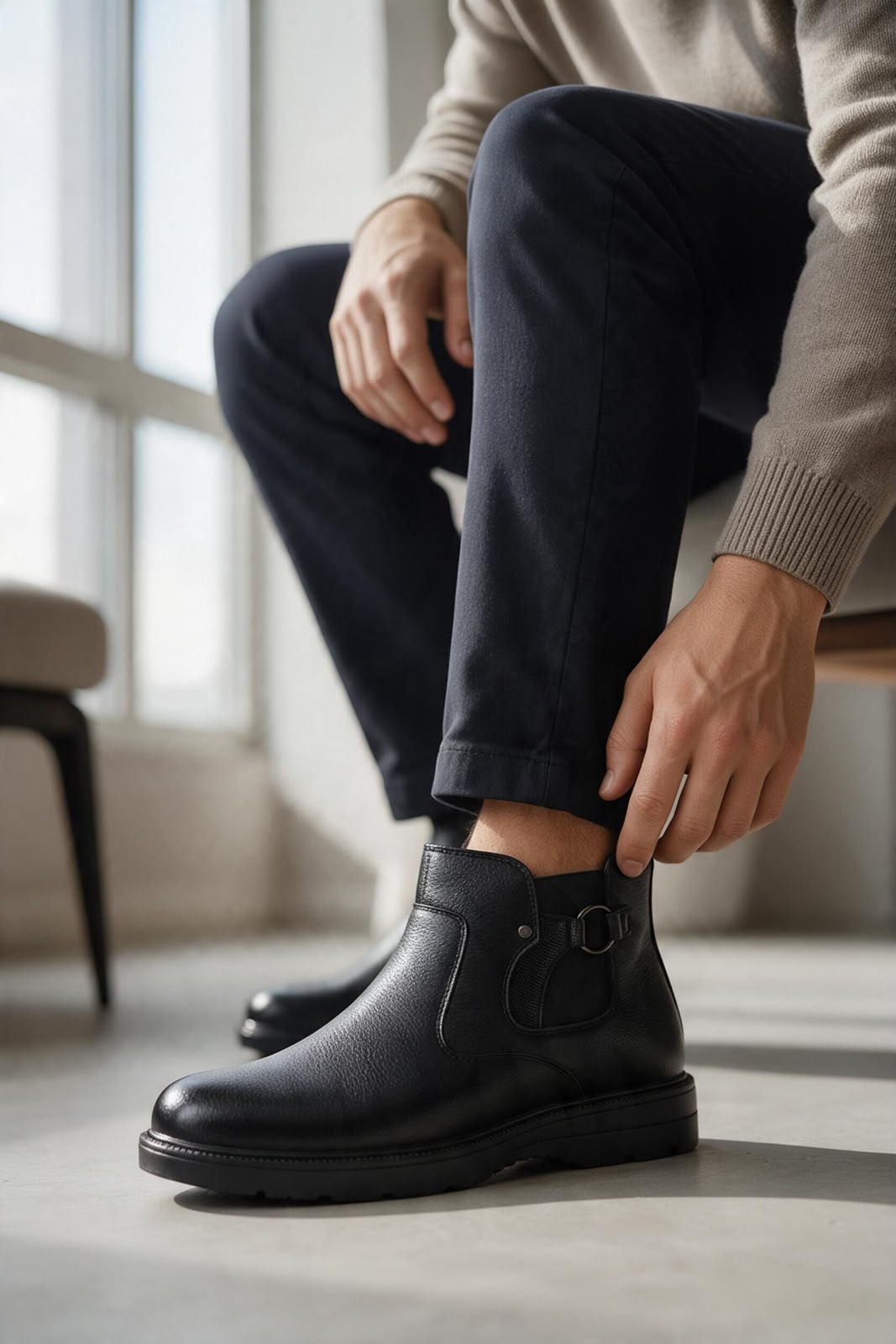 NEW ,  MEN BOOTS  M669 , MADE IN CHINA