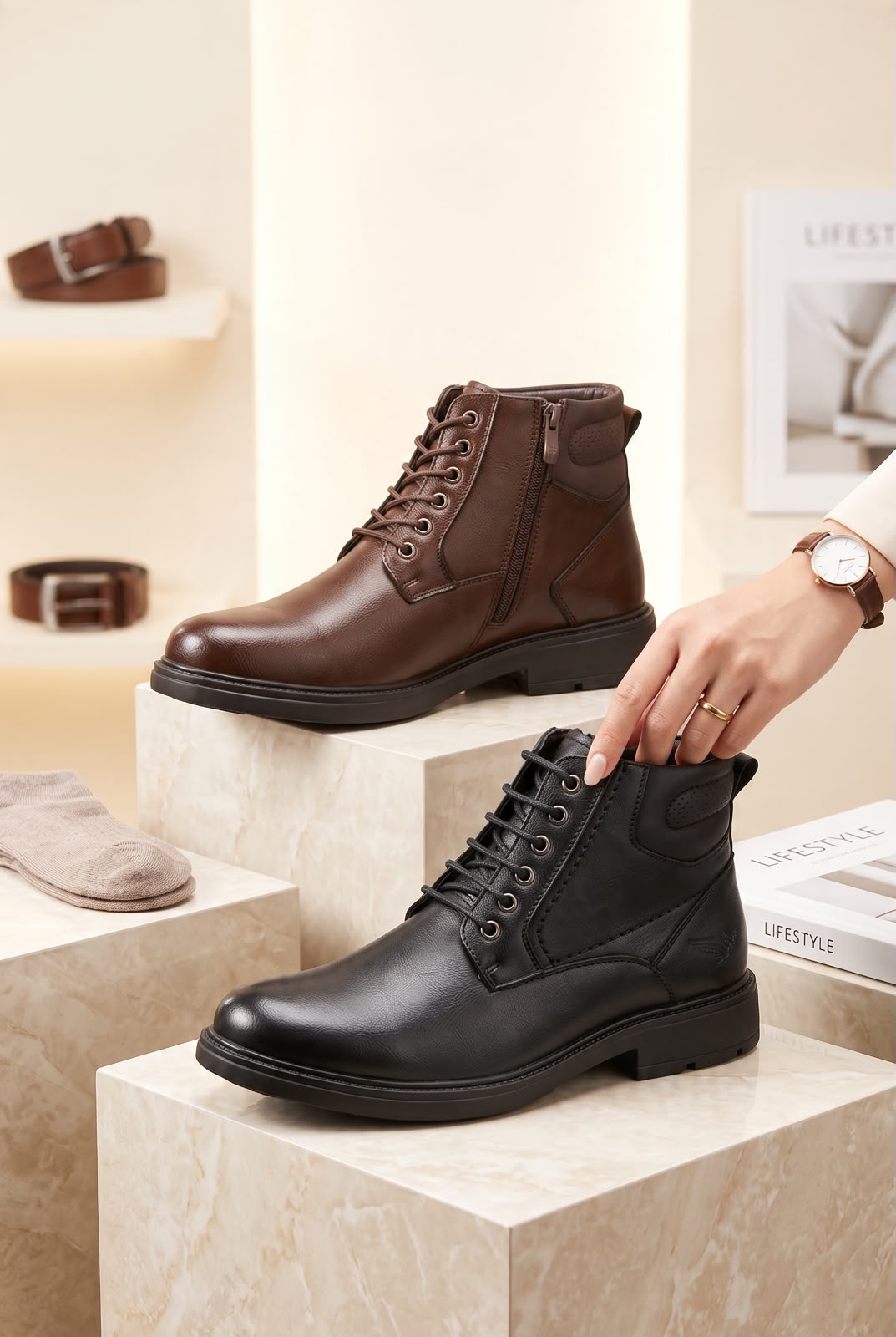 NEW ,  MEN BOOTS  M684 , MADE IN CHINA
