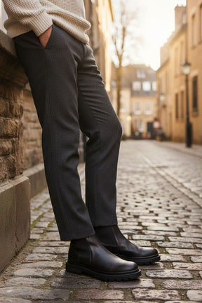 NEW ,  MADE IN TURKEY GENUINE LEATHER MEN BOOTS  M704