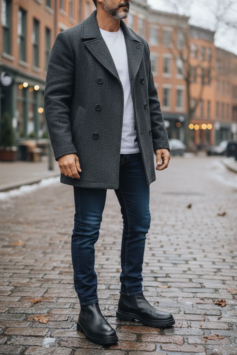 NEW ,  MADE IN TURKEY GENUINE LEATHER MEN BOOTS  M704