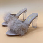 WOMEN SLIPPERS HEELS W292 - Olive Tree Shoes 