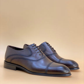 MADE IN TURKEY GENUINE LEATHER MEN SHOES M123 - Olive Tree Shoes 