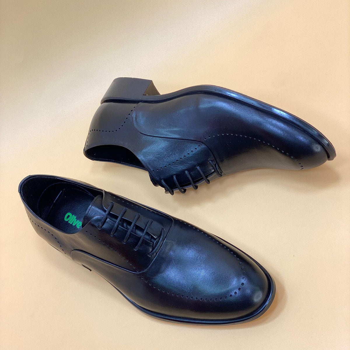 MADE IN TURKEY GENUINE LEATHER MEN SHOES M144 - Olive Tree Shoes 